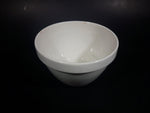 Vintage White Ironstone Pottery Pudding Bowl - Treasure Valley Antiques & Collectibles